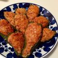 manaco8's cooksnap of when they made ピーマンつくね詰めの甘辛照り焼き.