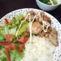 ナッチョポム's cooksnap of when they made チキンオーバーライス.