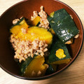 もりぴっぴ's cooksnap of when they made かぼちゃの煮物 #そぼろあんかけ.