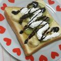 秘密のゆり's cooksnap of when they made 娘の好きなフルーツタルト風トースト♬.