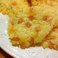 月見なっとう's cooksnap of when they made ご飯とハムのお焼き&しらす&チーズ入り.