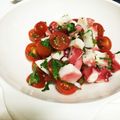 a_dwnq_t's cooksnap of when they made タコとトマトのバジルマリネ.