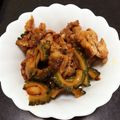 サロちゃん's cooksnap of when they made 豚肉とゴーヤのキムチ炒め.