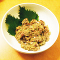 74nanashi's cooksnap of when they made 簡単！お手軽！アジのなめろう.