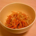 イタチョカ's cooksnap of when they made 節約！大根とにんじんの皮のきんぴら.