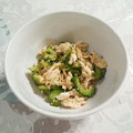 絵理依's cooksnap of when they made ゴーヤとササミの梅和え.