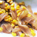 qwerty100's cooksnap of when they made 新玉ねぎとコーンの炒め.