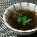 Snow＊Love's cooksnap of when they made 超簡単♬ゆず胡椒deもずくスープ.