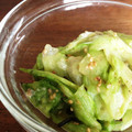 RYK1205's cooksnap of when they made 旨旨レタスの胡麻マヨサラダ.