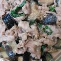 kimimaruo's cooksnap of when they made 茄子と豚肉のゴマ味噌炒め.