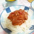 偏頭２'s cooksnap of when they made そうめんでツナ＆トマトのカッペリーニ.