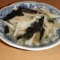 きらり流れ星's cooksnap of when they made 美味しい♪簡単キュウリ茗荷わかめの酢のも.