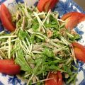 なつぽん♪'s cooksnap of when they made ゴボウと水菜のシャキシャキサラダ♪.