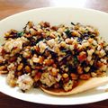 peaaach's cooksnap of when they made 納豆＆ひじきチャーハン★食物繊維たっぷり.