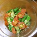 たいちまん's cooksnap of when they made オクラとプチトマトのサラダ柚子胡椒で♪.
