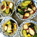 michiyomm's cooksnap of when they made しそドレで簡単♡たこの和物.