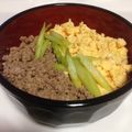 TAKAchanマン's cooksnap of when they made シャ乱Qはたけの簡単！3色そぼろごはん！.