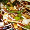 ぷにぷに～mama's cooksnap of when they made イカのチリソース炒め.