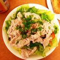 0719043's cooksnap of when they made 豚しゃぶサラダ　柚子胡椒ポン酢.