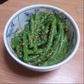 さらぼっち's cooksnap of when they made いんげん！白胡麻和え♪.