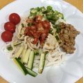 kana8855's cooksnap of when they made ✿冷しゃぶととろろのぶっかけそうめん✿.