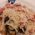 ひでぱっど's cooksnap of when they made なすのえのきベーコンあんかけ.