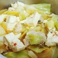 サスミ's cooksnap of when they made 鶏肉とキャベツと豆腐の３点味噌鍋.
