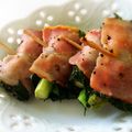 ツンデレ子's cooksnap of when they made ✿アスパラベーコンの♡シソチーズ巻✿.