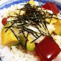 こよみさん's cooksnap of when they made 簡単☆まぐろとアボカドの山かけ.