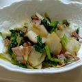 バニラ杏仁's cooksnap of when they made 簡単すぎる❤カブとベーコンの炒め物.