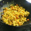hightulip's cooksnap of when they made *カレー炒飯*.