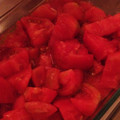 ＮＵＩＮＵＩ's cooksnap of when they made 完熟安売りトマトの保存法！トマトのマリネ.