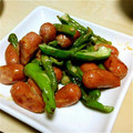 naomism's cooksnap of when they made ししとうウインナーの生姜醤油マヨ炒め★.