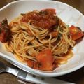 もーなさん's cooksnap of when they made 簡単☆トマト缶でトマトスープの冷製パスタ.