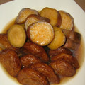 よん妻's cooksnap of when they made さつまいもとさつま揚げの甘辛煮.