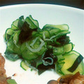 shine100's cooksnap of when they made 定番！わかめときゅうりの酢の物.