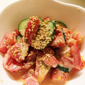 ももとんとん's cooksnap of when they made 胡瓜とトマトの超簡単マヨポン酢.