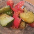 クックB994VQ☆'s cooksnap of when they made ほんだし香☆トマトと胡瓜のゴロゴロサラダ.
