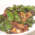 papikun's cooksnap of when they made ピーマンと豚肉♪ちょいカラみそ炒め.