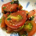 ゆかてぃ〜's cooksnap of when they made ＊トマトと大葉の胡麻ぽん和え＊.