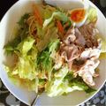 れいしゃんの白米's cooksnap of when they made ポン酢でさっぱり！豚肉と水菜の冷製パスタ.