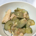 MaCchin27's cooksnap of when they made きゅうりと鶏肉の梅炒め.