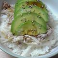 四葉のみつば's cooksnap of when they made ★アボカドとシーチキンのお手軽どんぶり★.
