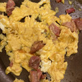 ☆ぉりん☆'s cooksnap of when they made 簡単☆お弁当おかず！焼き鳥缶のふわ卵とじ.
