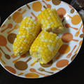 ポメちょん's cooksnap of when they made 電子レンジで美味しいとうもろこしの蒸し方.