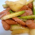 手作り★ママ's cooksnap of when they made アスパラポテトの塩麹炒め♪簡単に☆.