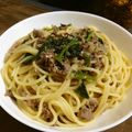 hush99's cooksnap of when they made ”塩こうじ”で♪牛肉のレモン塩パスタ.