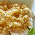 ゆっちょんっ's cooksnap of when they made レンジで塩麹蒸し鶏のねぎ塩レモン風味だれ.