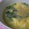 にゃぁくん's cooksnap of when they made ほうれん草とゴマ入り卵のお味噌汁.