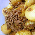 ムツ☆'s cooksnap of when they made 皮付きそのまま！新じゃがのそぼろ煮.